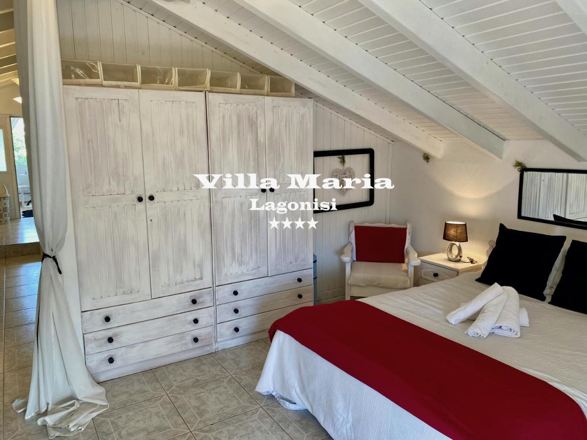 Villa Maria Lagonissi - Private First Floor Villa Kalívia Thorikoú エクステリア 写真