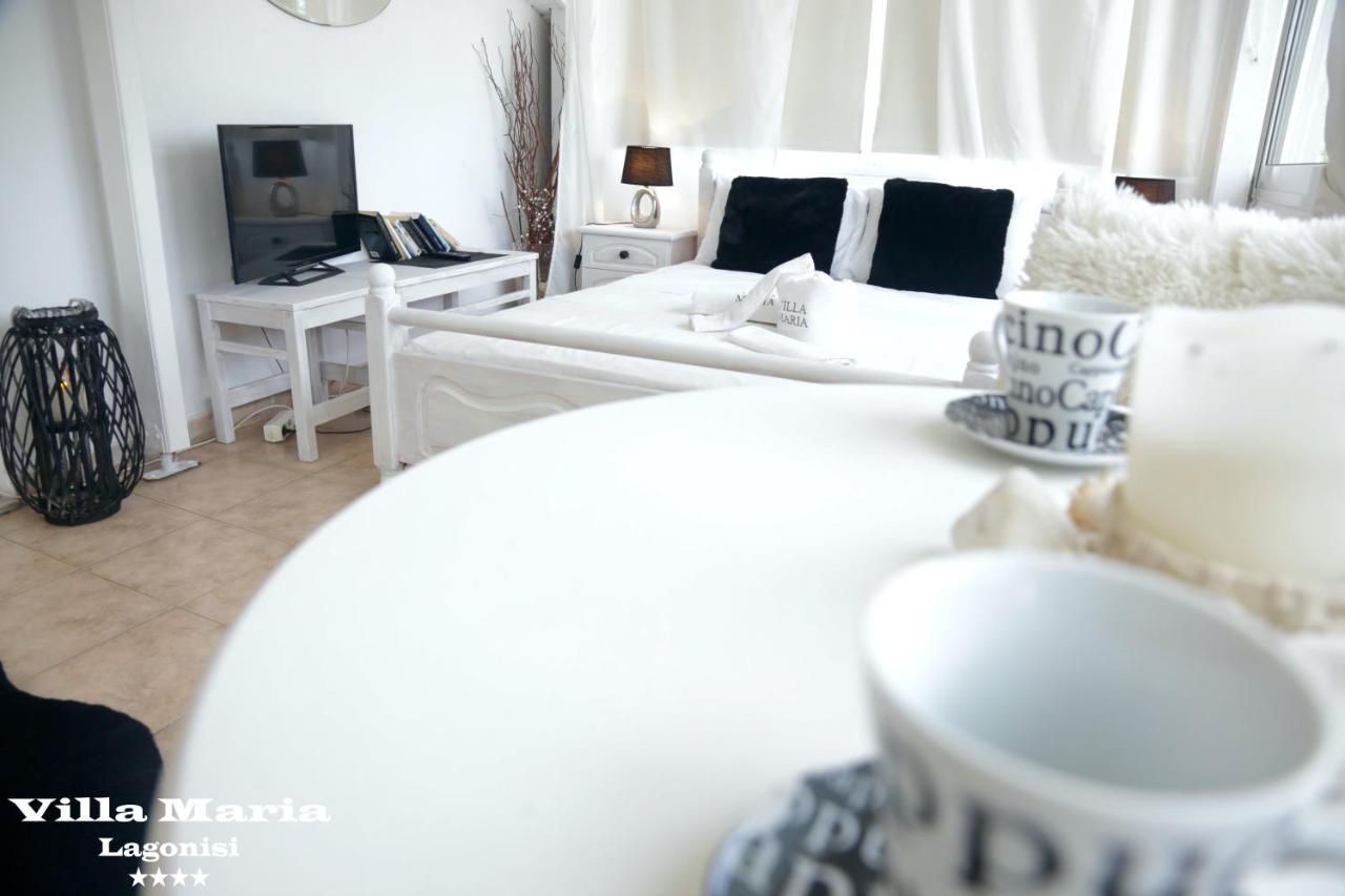 Villa Maria Lagonissi - Private First Floor Villa Kalívia Thorikoú エクステリア 写真